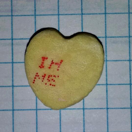 CardSnark's tweet image. Existential Candy Heart? "I'm Me"