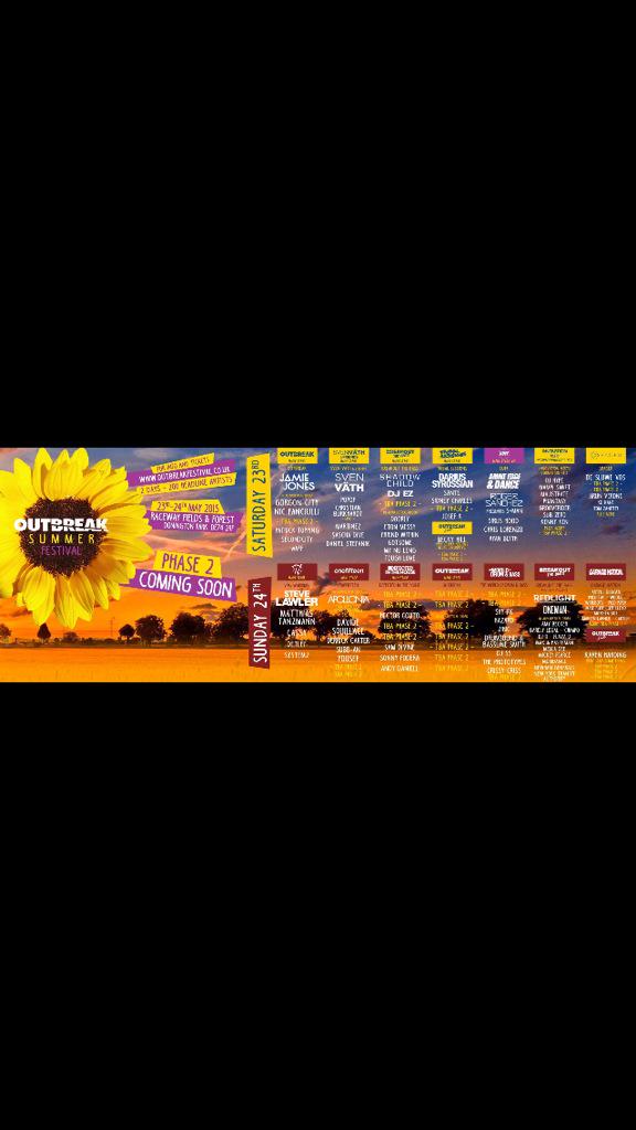 Buzzin to be a part off these 2 festivals this year wiv massive headliners tickets info coming soon.