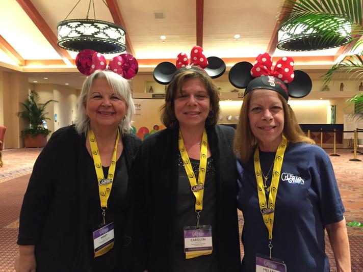 TekBz's tweet image. The ears have it!!! Mary, Melanie and Carolyn @ #cochlear2015