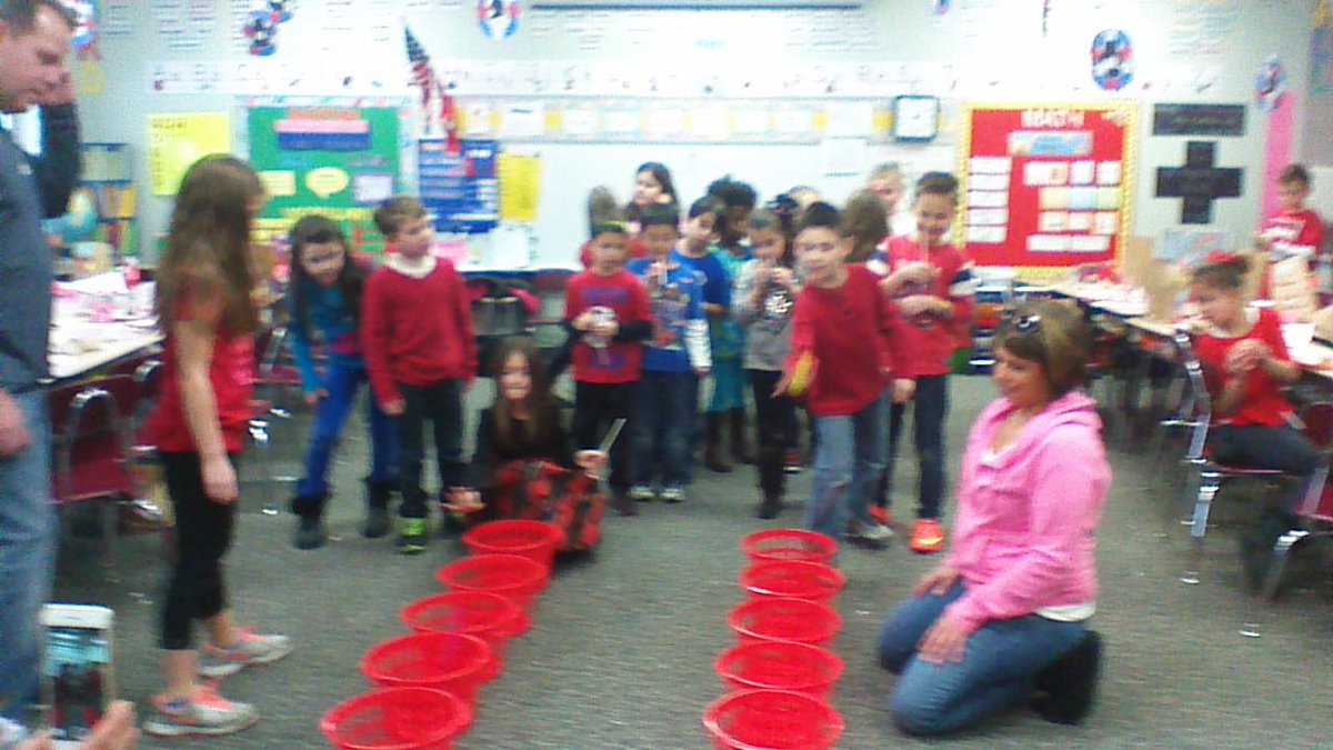 A bucket of fun in 107! <a href="/D13Eagles/">Erickson Elementary</a>