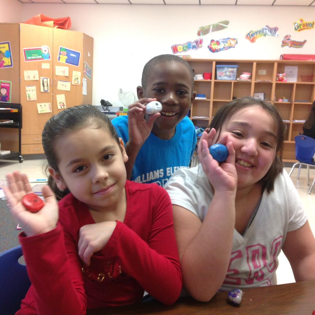 KC kids did a great job. Now's the fun part..leaving them for others! <a href="/grandprairieisd/">Grand Prairie ISD</a> #RAKWeek2015 <a href="/RachelsChalleng/">Rachels Challenge</a>