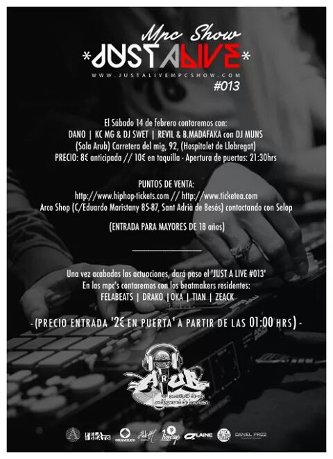 Mañana después del bolo de <a href="/DanoZiontifik/">NUEVOS TRAPOS</a> <a href="/_DJSWET_/">うゆ</a> y #KCMG,  <a href="/justalivempc/">Just a live MPC</a> #013 que no te lo cuenten! #Bcn #Arub