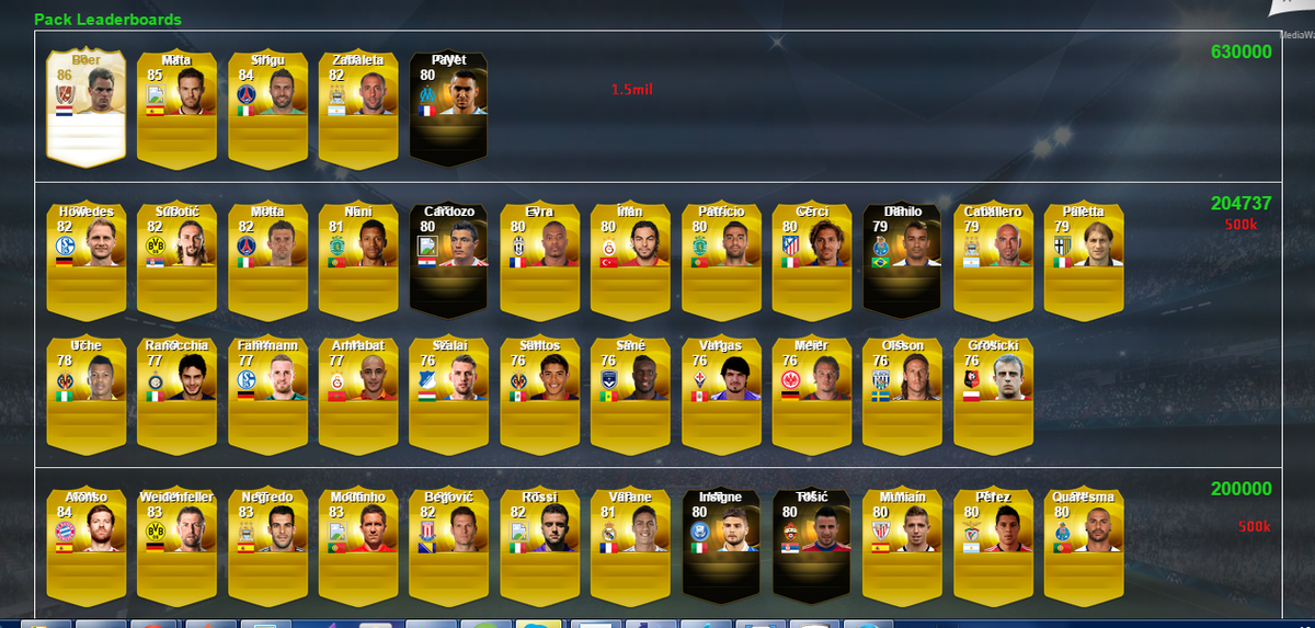 DBLFC7's tweet photo. @fifacentralsite Every fuckin time i open a legend pack i always get de boer -.-!opened another8 500k pack got nothi http://t.co/jreysDmW2A