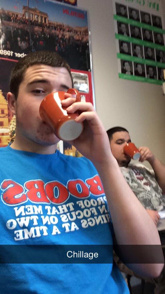dingleberry97's tweet photo. Some teachers just don't like coffee...
#just #a #warning http://t.co/dBe4WF29bO