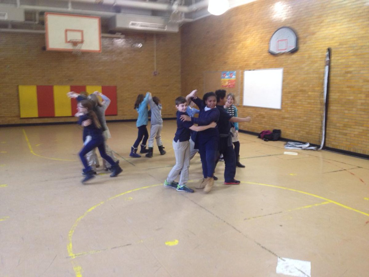 Fifth graders #ballroom #dancing in Phys. Ed. class @ECSUpperSchool