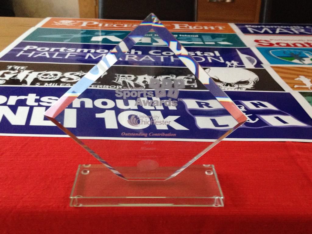 PompeyAdventure's tweet photo. My outstanding contribution to sports award. #proud http://t.co/Ip7WEHWgop