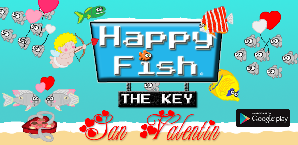 HappyFishTK's tweet photo. Ya esta en vuestros móviles la versión de San Valentin de Happy Fish: The Key. Probadla. http://t.co/siaKwXS3sD http://t.co/4otw1UDRiM