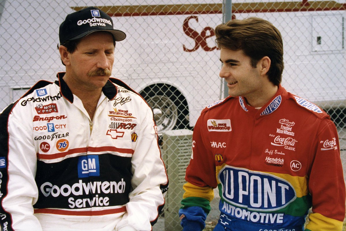 NASCAR's tweet photo. .@JeffGordonWeb told an awesome story of a disagreement between him and The Intimidator: http://t.co/bDNdunfwFf http://t.co/aoU6dKpxc7