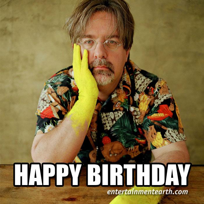Happy 61st Birthday to Matt Groening of The Simpsons ! Shop Collectibles:  