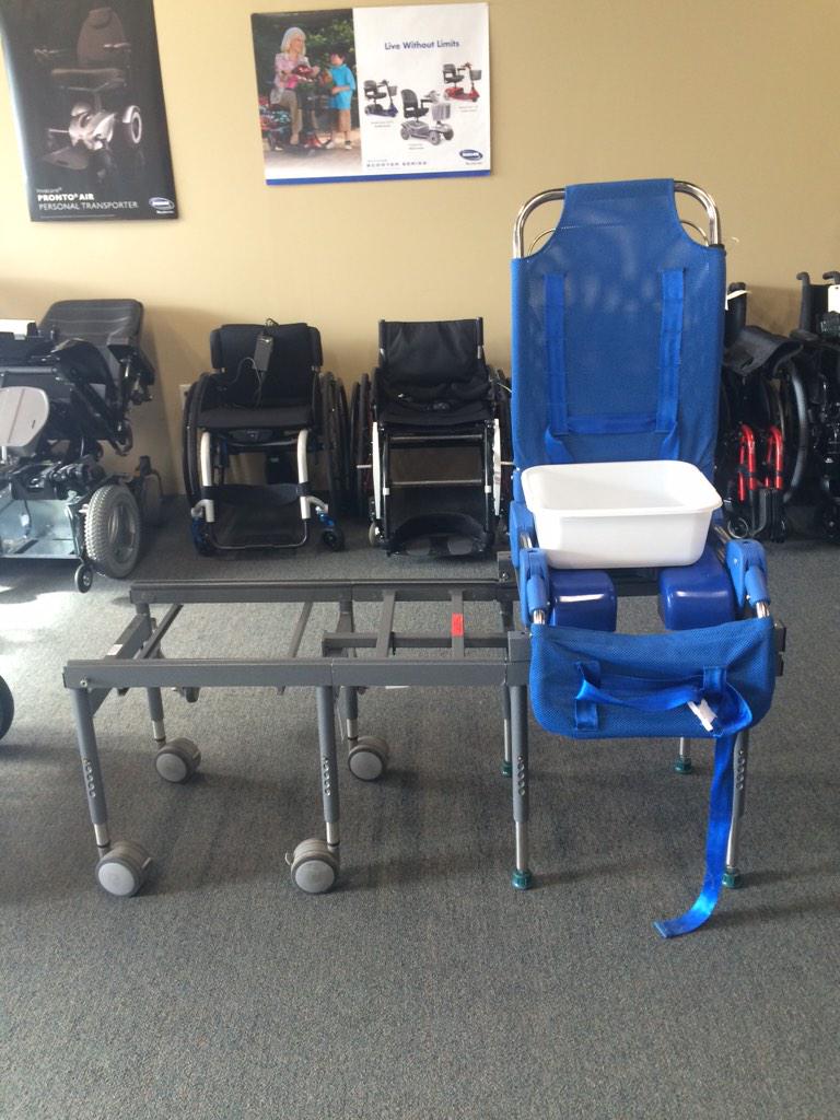 We just got an Optiverse transfer system with tilt positioning. This product is great to help #findyourstride!