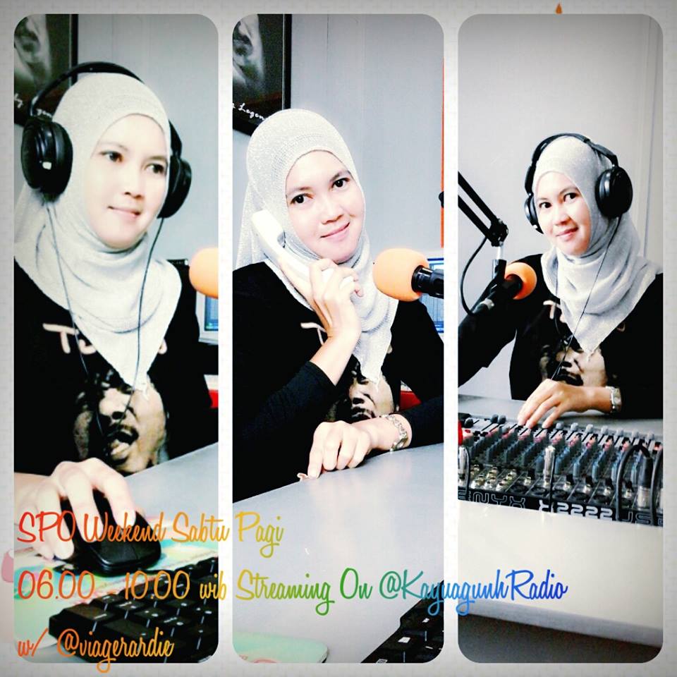KayuagungRadio's tweet photo. Streaming http://t.co/784LKsAh5H @etnikom #SPO_Weekend w/ Nok kom @yuni_kartika121 & Nok Via @Viagerardie http://t.co/lpNSRH5O0v