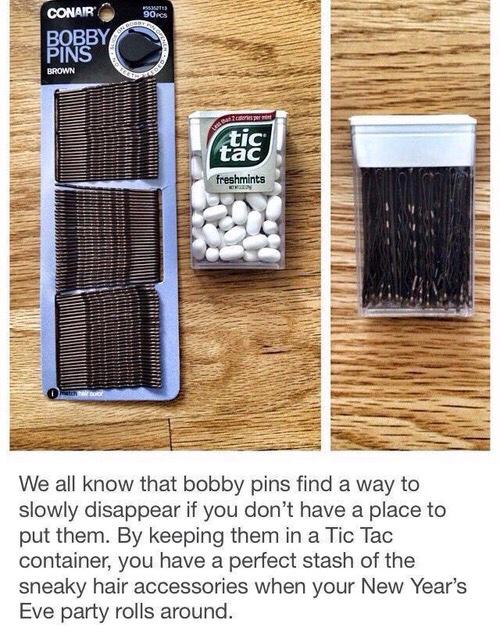 Lifehcks's tweet photo. Storage your bobby pins. 

Follow for more post's! http://t.co/JJwFSKVvJn