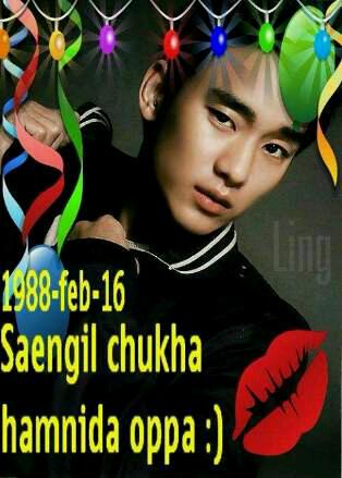 Happy Birthday kim soo hyun 16 Feb 2015 