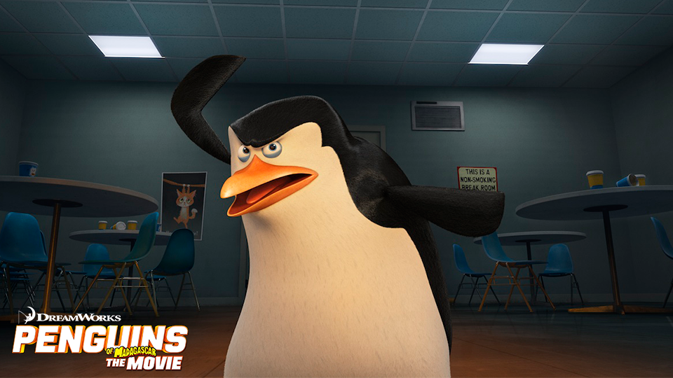 Show us your battle stance! #PenguinsMovieParty