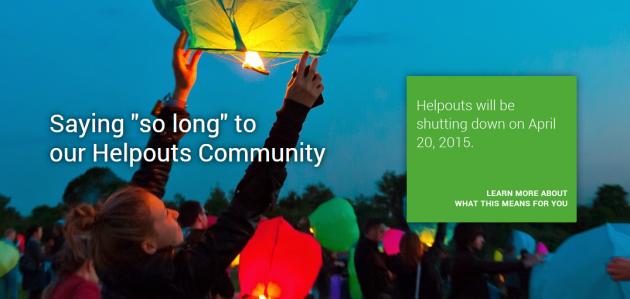 MoDCinO's tweet image. #جوجل : تعلن عن إغلاق خدمة #GoogleHelpouts في 21 أبريل القادم. 
#تقنية #اندرويد