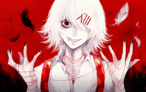 attack_on__levi's tweet photo. ＃tokyo ghoul
‘‘you can run but you can't hide...hehe’’
@fujoshiotaku18 http://t.co/1EkLNYoIQx