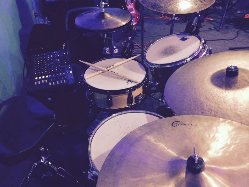 NickJDrumming's tweet photo. Setup tonight! Gonna be an awesome show! :) #drums #yamaha #vicfirth http://t.co/apIzXFtxuk