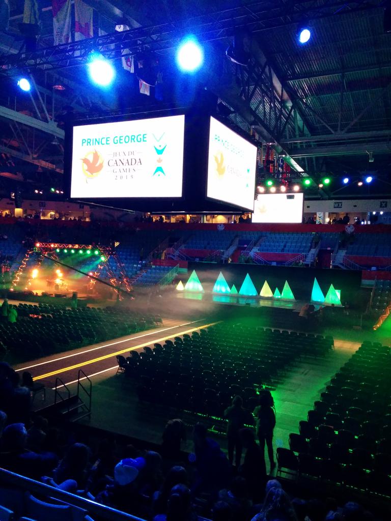 My Prince George Now (@mypgnow) on Twitter photo Crowds filing in to <a href="/CNCentre/">CN Centre PG</a> for the <a href="/2015CanadaGames/">2015 Canada Games</a> Opening Ceremonies. The stage is something else! Crowds filing in to <a href="/CNCentre/">CN Centre PG</a> for the <a href="/2015CanadaGames/">2015 Canada Games</a> Opening Ceremonies. The stage is something else!