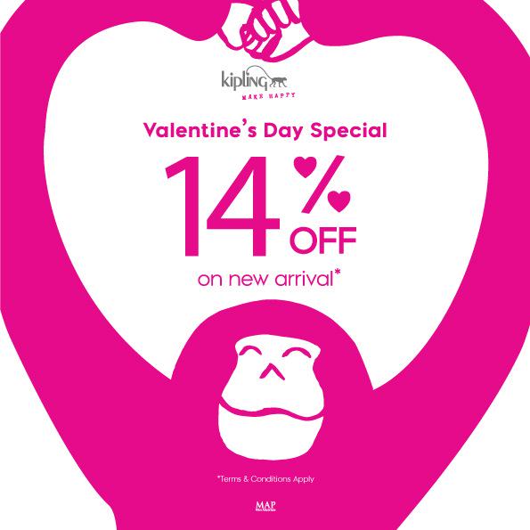 kiplingIND's tweet image. Today we are celebrating Valentine's Day by giving you 14% off on new arrivals! #KiplingMakeHappy #KiplingIND