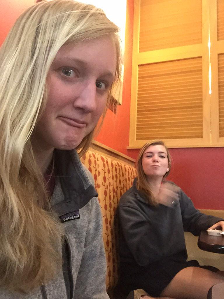 Cedarnall's tweet photo. S/o to my best friend who better be feelin 22 today!! Love you so much live it up girl💙 @reb_web http://t.co/gKJy5eez6P