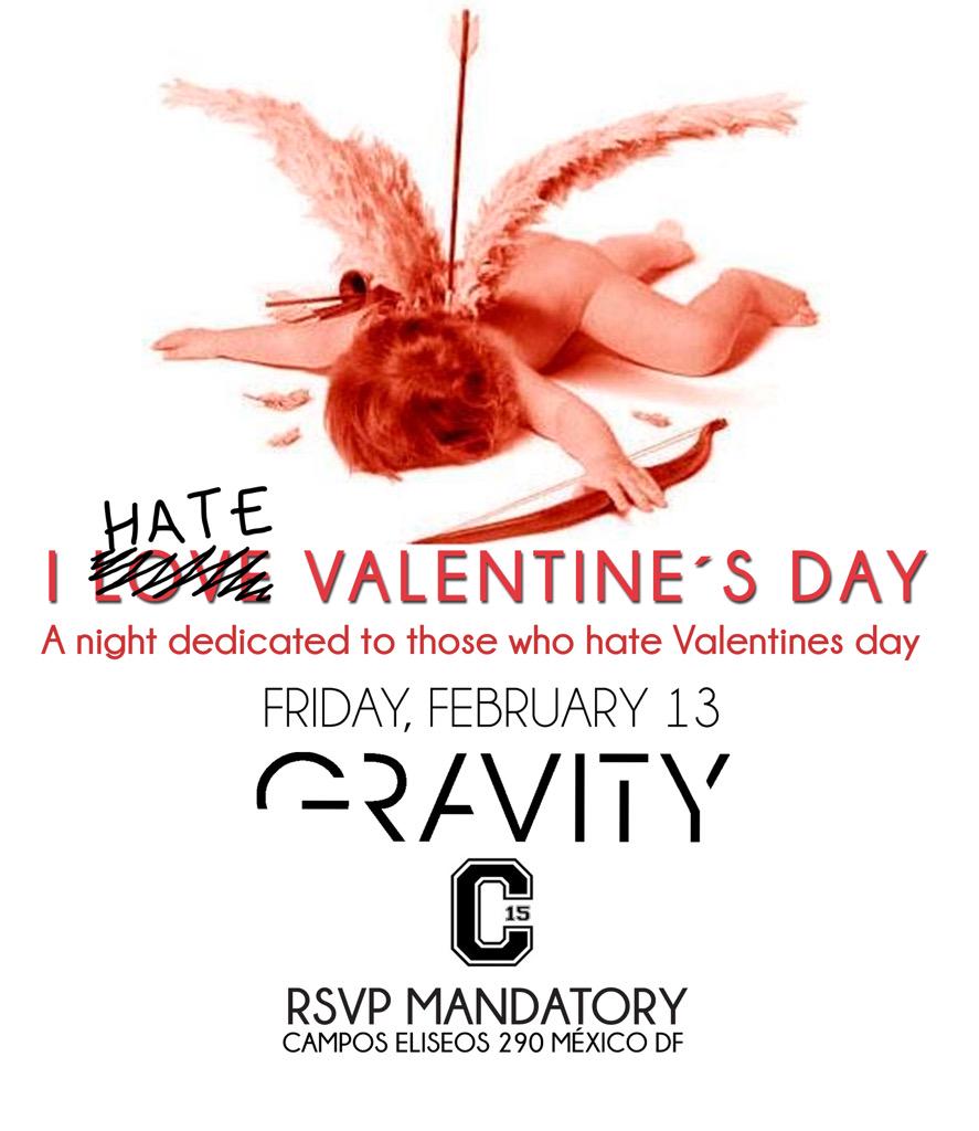 GRAVITY_polanco's tweet photo. Tenemos una cita esta noche... #gravityPolanco #SanValentin #14DeFebrero #DiaDeLosEnamorados #WeHateValentines http://t.co/NA2AQhMbyH