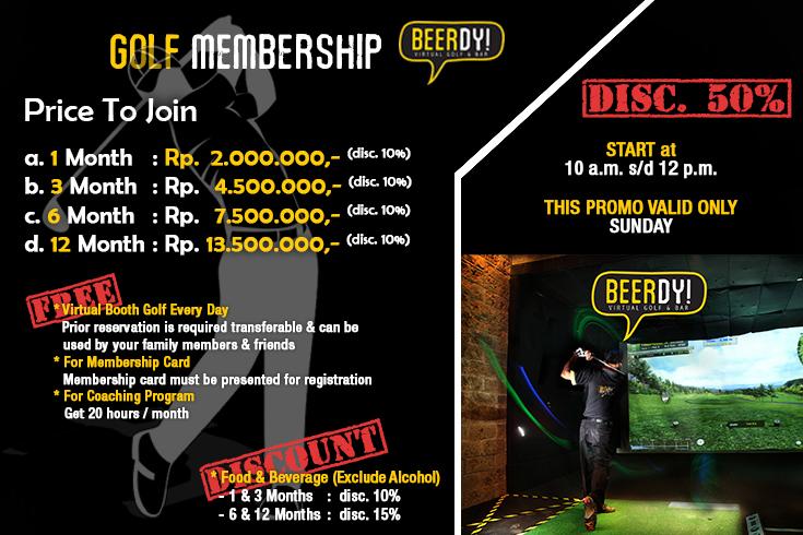 Play golf is fun. don't be shy if you can't play it. #BEERDY will help you :)