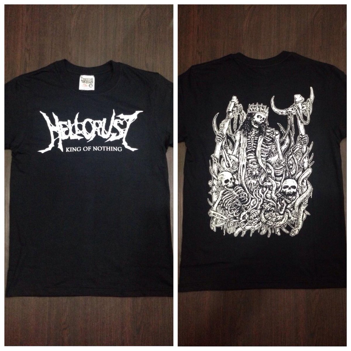 Ts <a href="/HELLCRUST_METAL/">HELLCRUST</a> "king of nothing" (USA Size) S,M,L,XL - IDR 135K, order sms/whatsap: 0815 989 3322