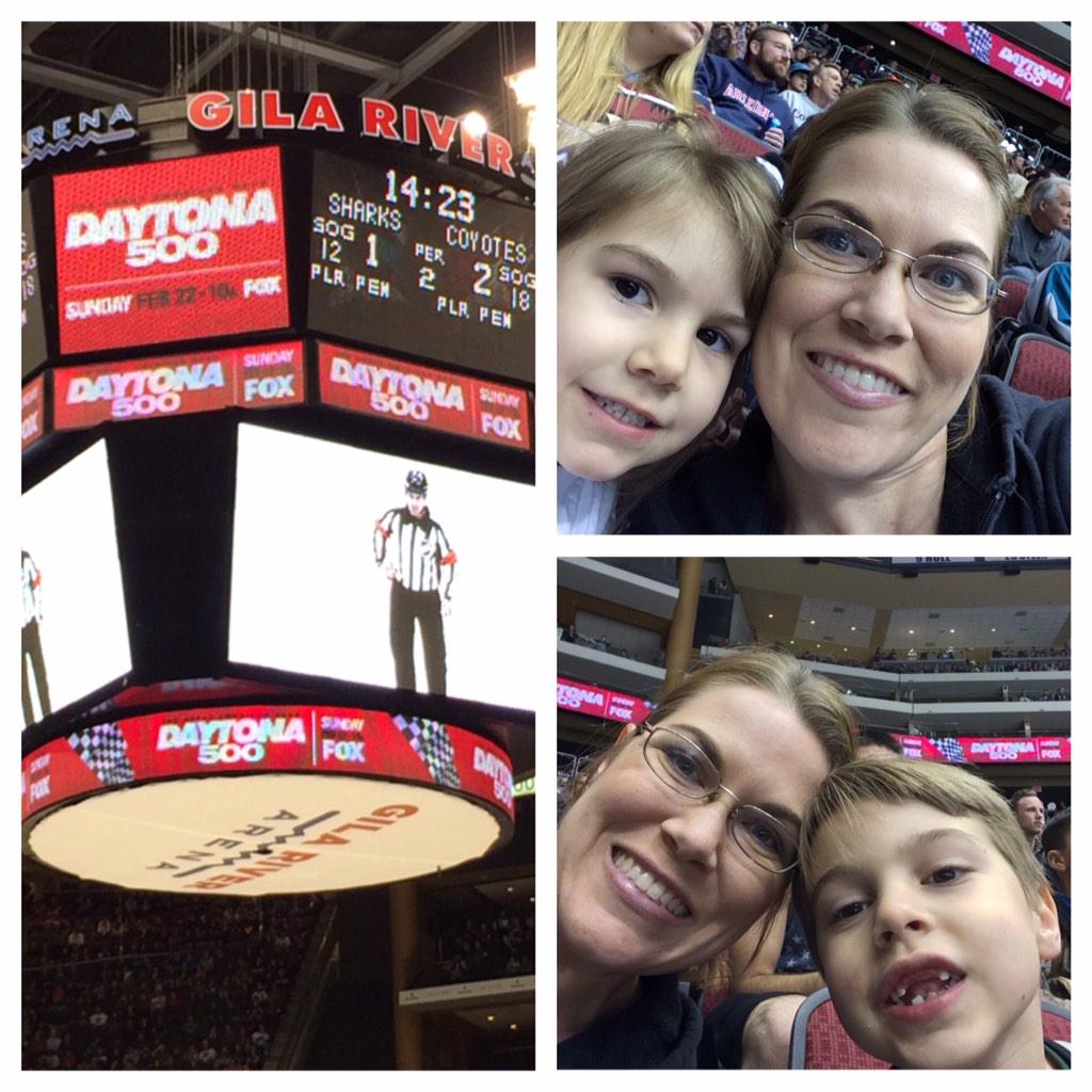 JDelPrincipe's tweet photo. @ArizonaCoyotes + #DAYTONA500 = Happy #GrabYourCrew Family βΊοΈ @FOXSPORTSAZ @FSArizonaGirls #88Yeah! http://t.co/P5KRwi3Eux
