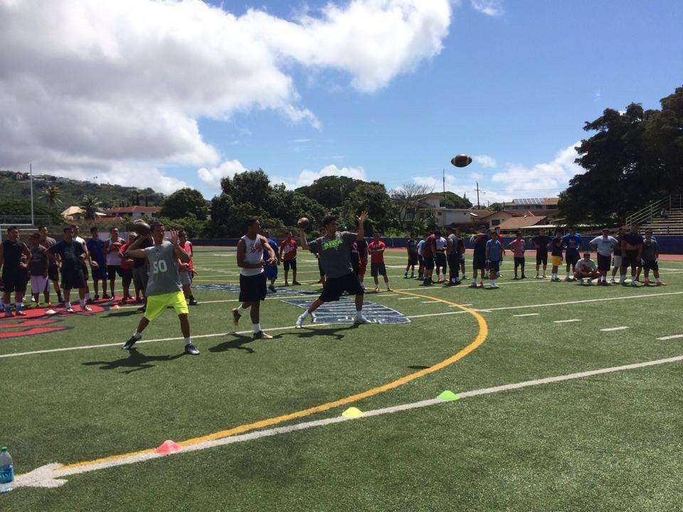 Thank you Marcus Mariota one of our former QB "Get Better" Campers, for being an amazing example to all our campers.