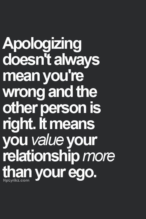 Life Cheating on Twitter: "Set your ego aside and ...