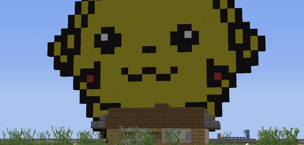 AlexHH25's tweet photo. Someone built pika behind my little hut.. Oh.. #HydroGames http://t.co/6IH1taV4Lv