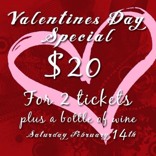 cooper_gretchen's tweet photo. @timeoutla Valentines plans?? Enjoy a bottle of wine &amp; live comedy  in Hollywood @iOWest http://t.co/u4yvcUfs2t