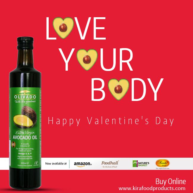 AvocadoOilIndia's tweet photo. Happy Valentine's Day. #Health #Love #HealthyBody #Avocado #ValentinesDay  @amazonin  @NaturesBasket @Olivado http://t.co/gtHS70Pynl