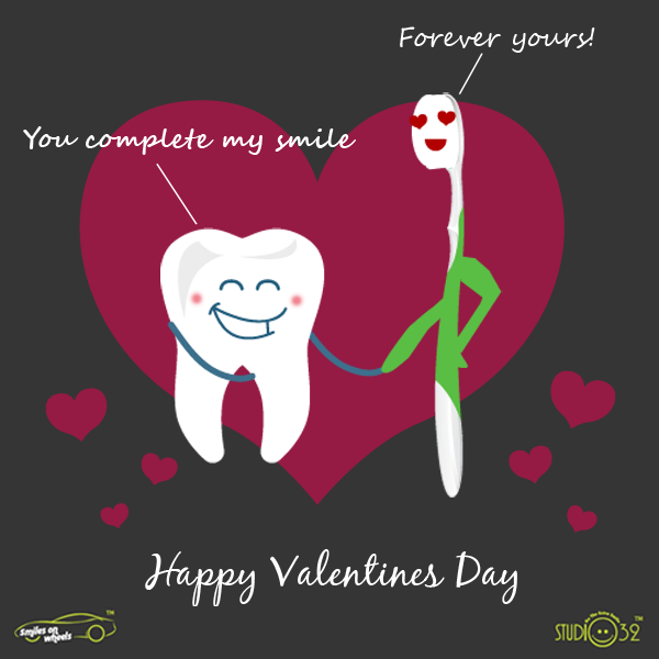 Wear a wonderful #smile always. #HappyValentinesDay :)
