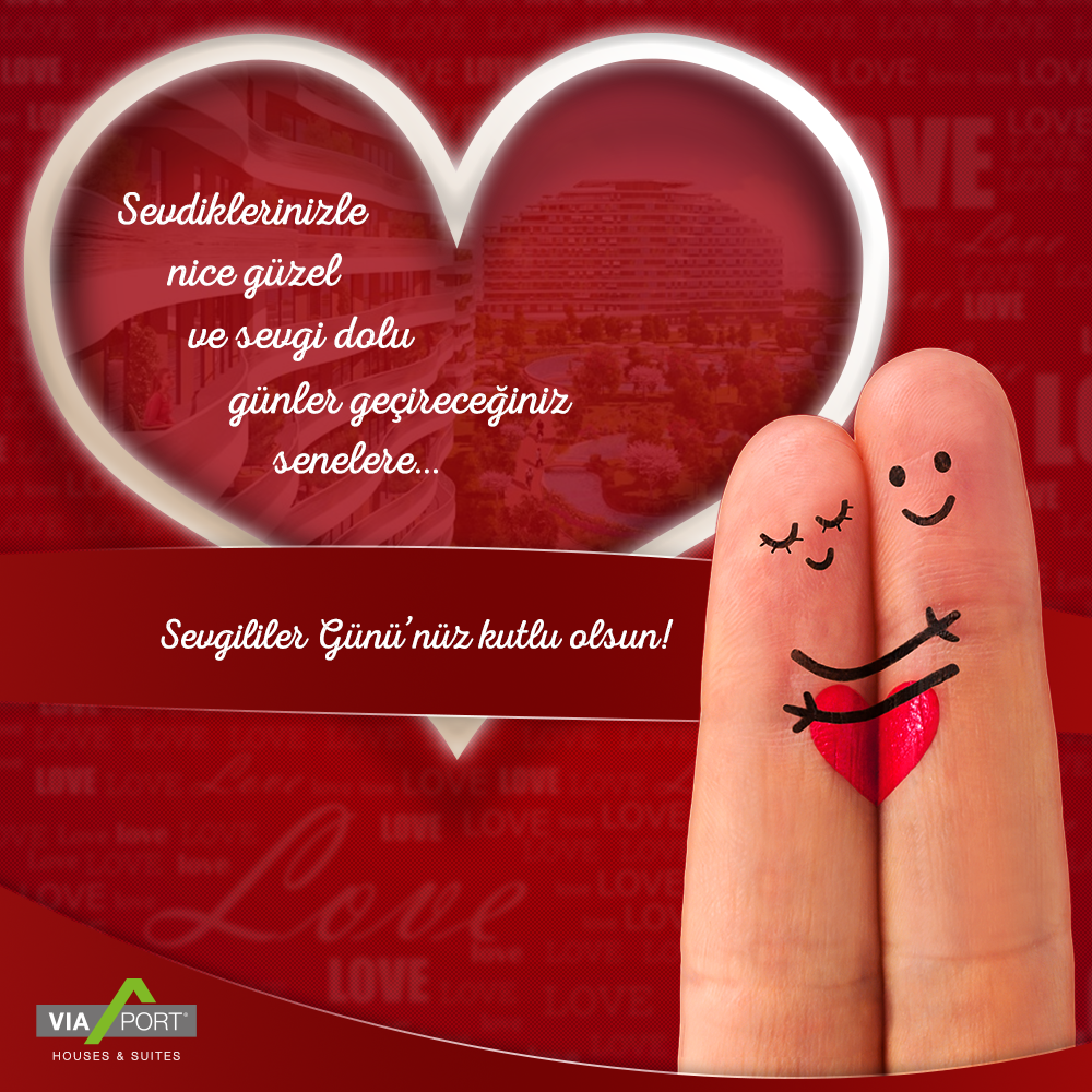 Sevdiklerinizle nice güzel ve sevgi dolu günler geçireceğiniz senelere… Sevgililer Günü’nüz kutlu olsun!