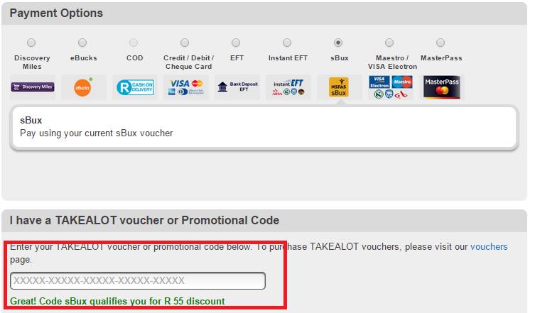 takealot new account discount