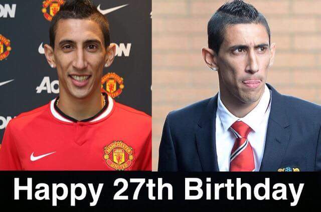 Happy 27th Birthday to our No.7 Angel Di Maria  