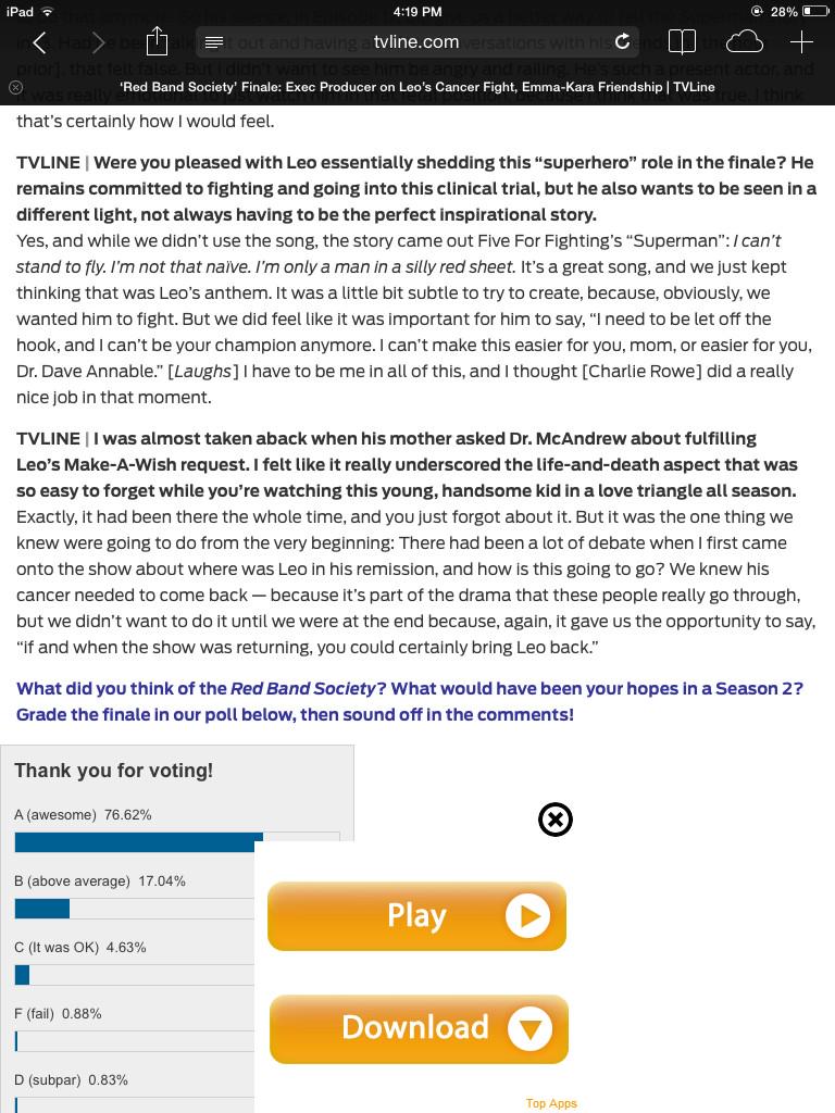 RED THE LAST FEW SENTENCES IN THE LAST PARAGRAPH. THERE IS HOPE.
#SaveRedBandSociety #renewredbandsociety