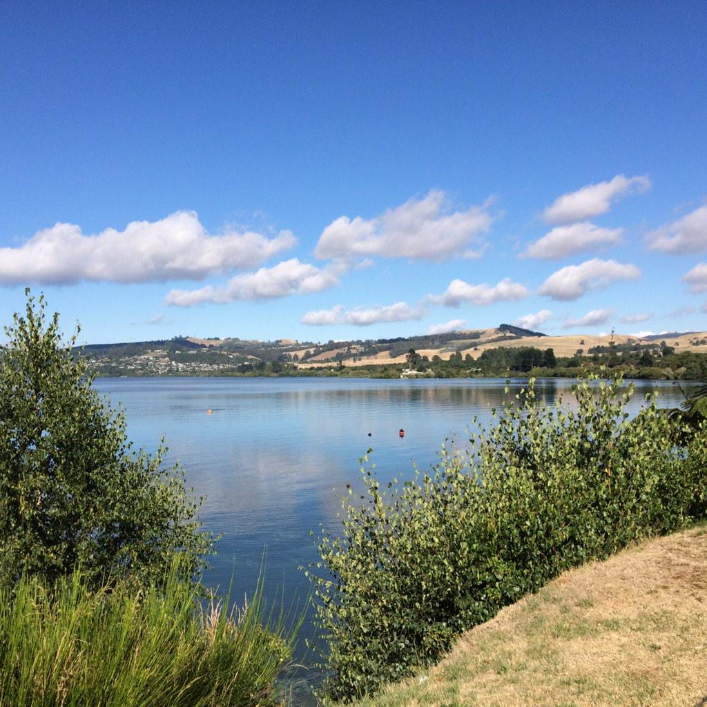 gillfountain's tweet photo. Breakfast at Taupo NZ http://t.co/Bk9rv4cMz9