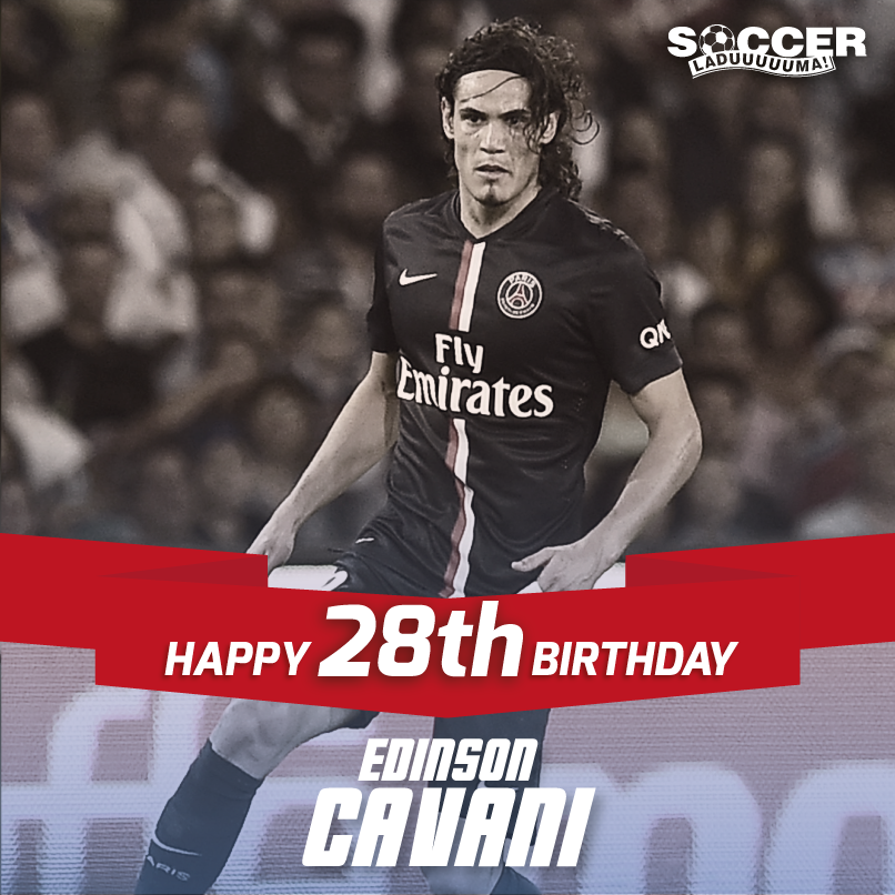 Today we say happy birthday to one of PSG\s key players. Have a great day Edinson Cavani ! 