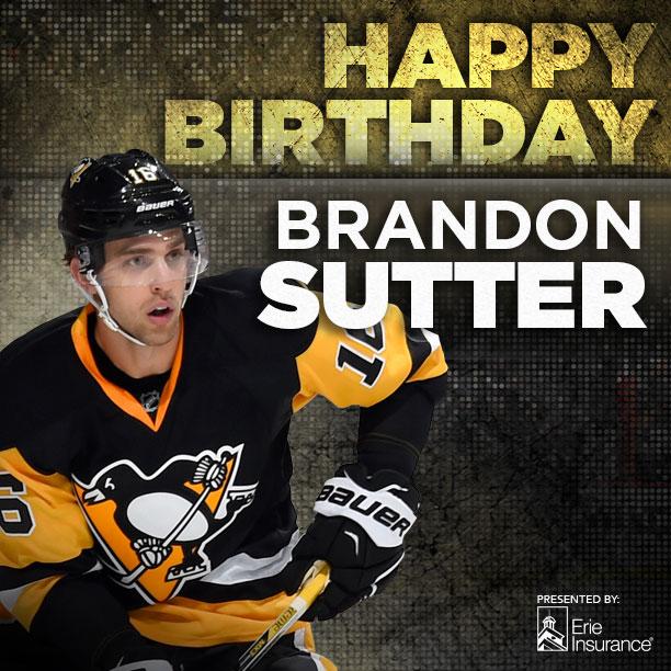 Help us wish Brandon Sutter a very happy birthday! Who wants to be his valentine? 