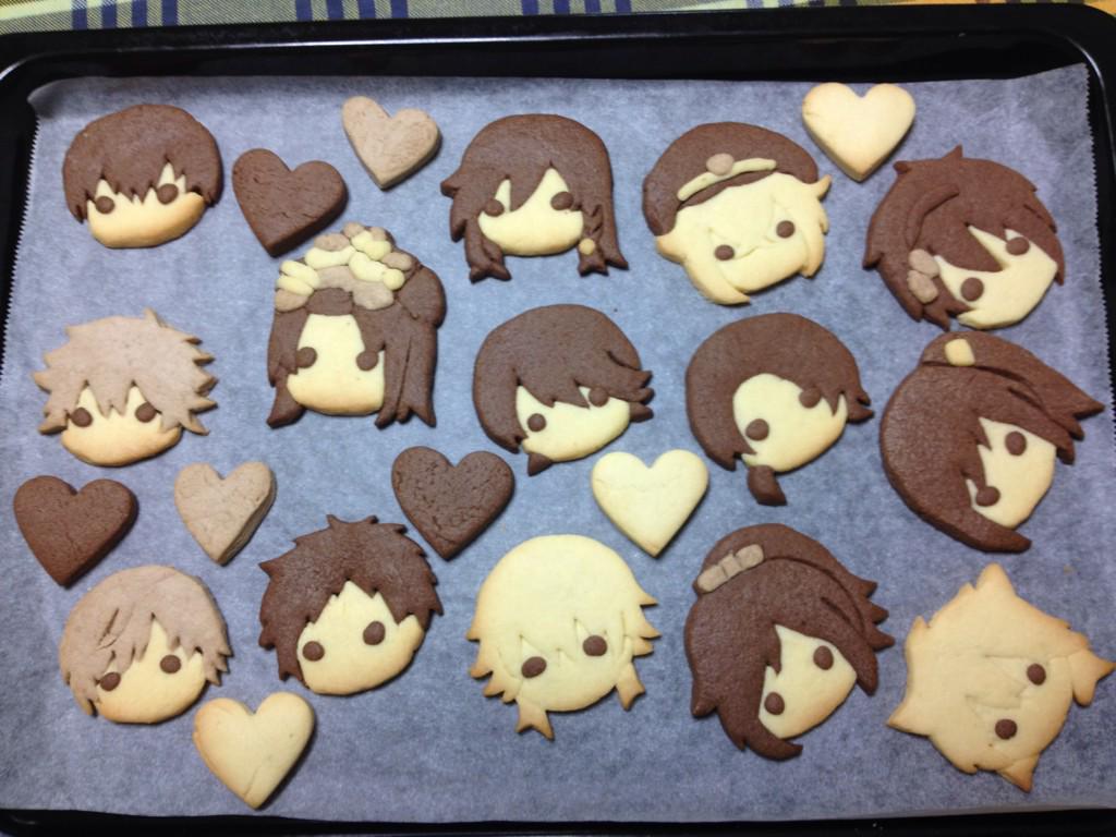 刀剣乱舞 家紋クッキーに続き審神者が作った刀剣男士クッキーがめちゃくちゃ可愛い ハッピーバレンタイン 刀剣速報 刀剣乱舞まとめブログ