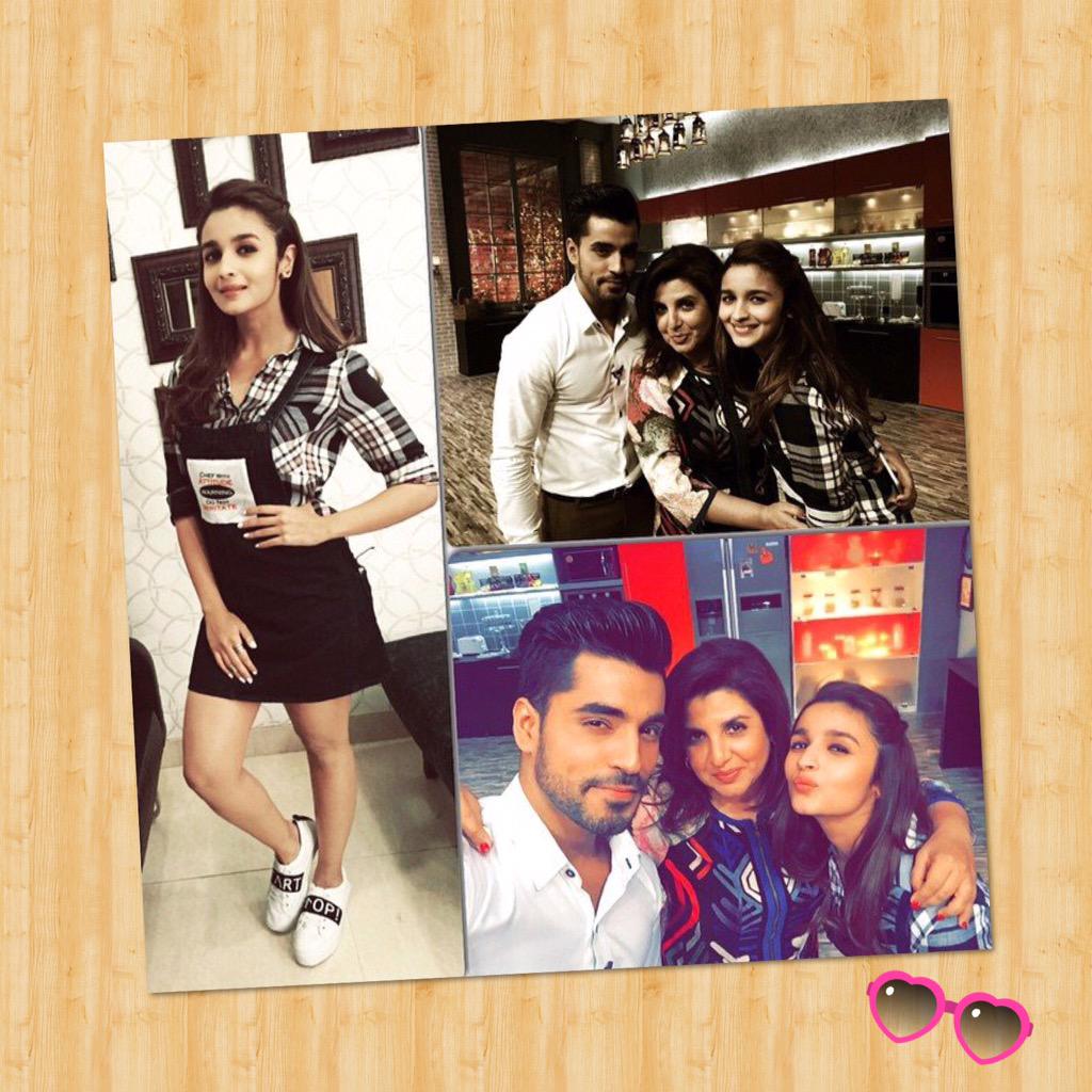 ZoomTV's tweet photo. Oh Fresh! - @aliaa08 with @TheFarahKhan and Gautam Gulati http://t.co/IedigoXLux
