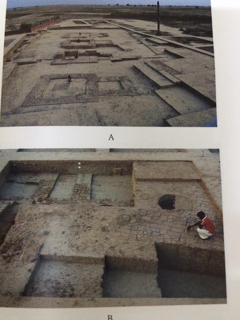 Adg2Asi's tweet photo. Excavations at Lathiya in UP revealing series of 4 Gupta temples in front of a monolithic pillar by ASI in 2010 http://t.co/UdDPYw742V