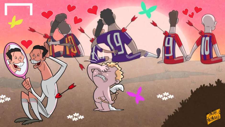GoalNews's tweet photo. Cartoon of the Day: Cristiano Ronaldo has a very special date this Valentine's Day... http://t.co/XjMO22MucO http://t.co/P9WdhEGwFR