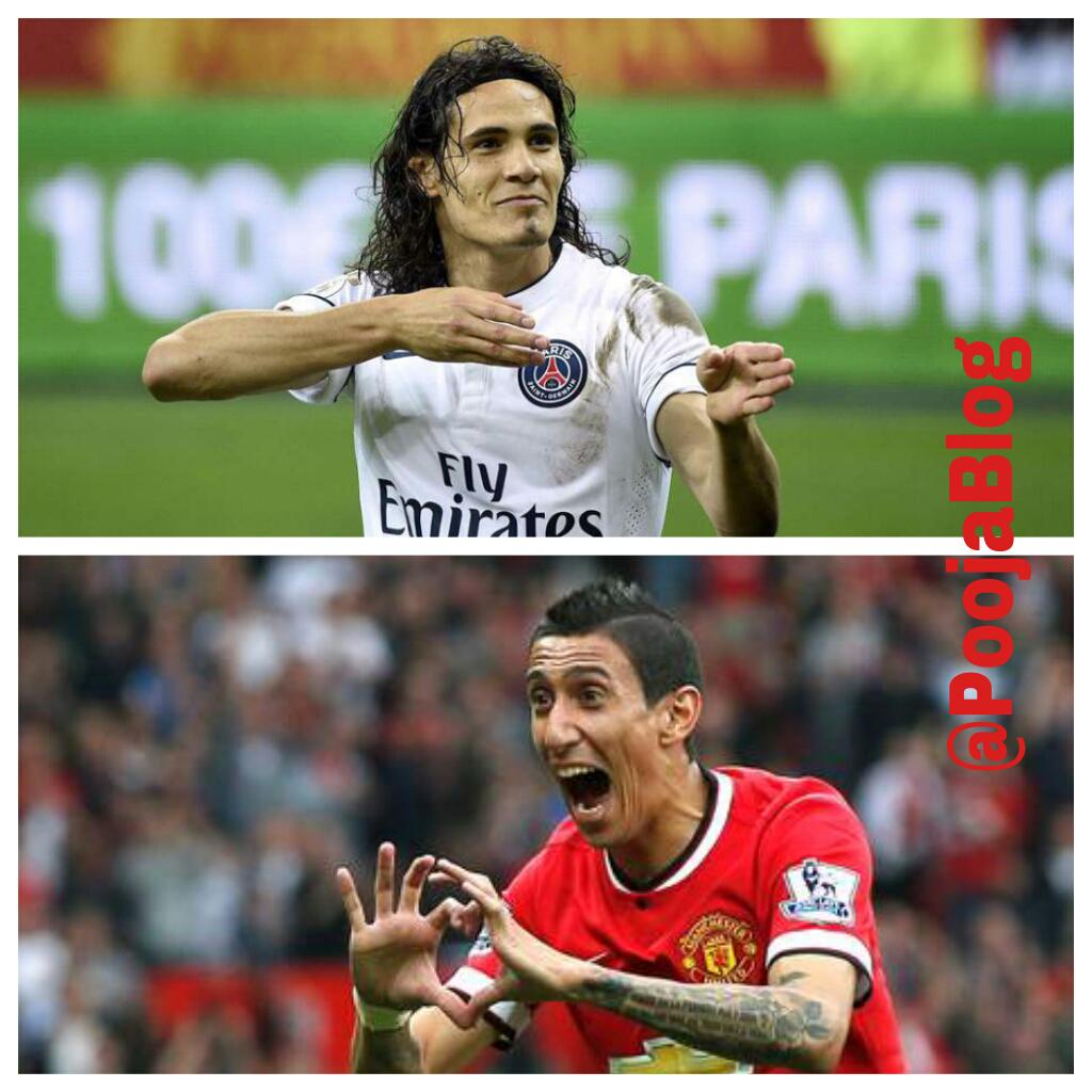 Happy 28th Birthday to Edinson Cavani & 27th Birthday to Angel Di Maria. RT. 