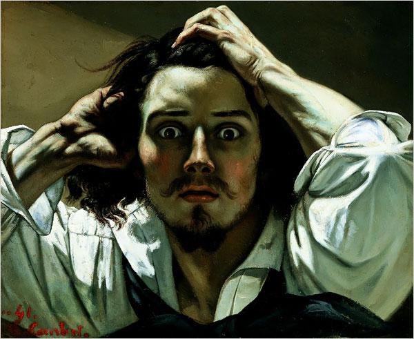 arteaIdia's tweet photo. "The Desperate Man" (1843), Gustave Courbet (Francia) - Romanticismo http://t.co/nN27B9wmeJ