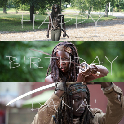 Hoy es el cumpleaños de Danai Gurira, Michonne en TWD! Happy Birthday Argentina loves you! 
