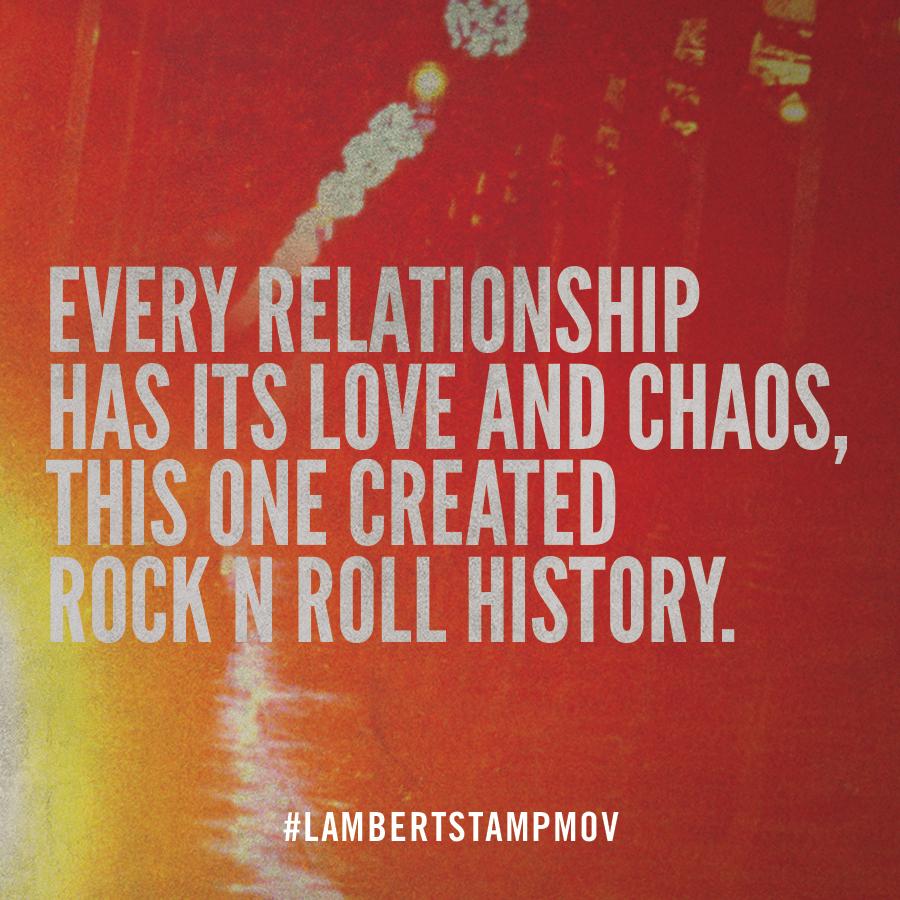 lambertstampmov's tweet photo. Lambert &amp; Stamp = Rock n Roll history. #lambertstampmov #ValentinesDay
#Lovecreates http://t.co/G6j1LzivmO