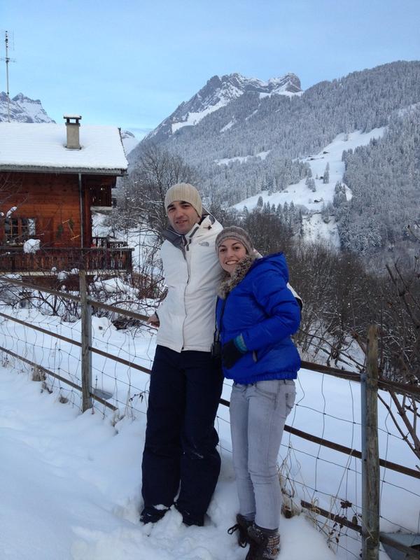 twittberna's tweet photo. En los Alpes suizos a 1400 metros de altitud y -7 grados alucinante. http://t.co/kbxwzfJv